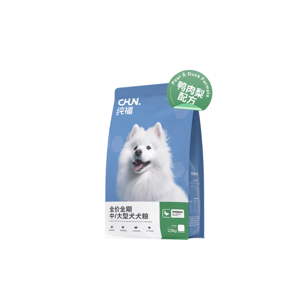 Chun Dog Food for Medium or Large Breed - Duck Pear