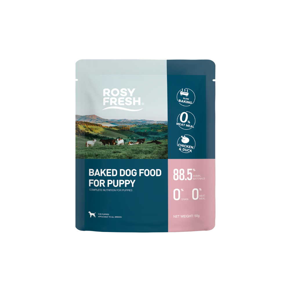 Rosy Fresh Dog Trial Pack for Puppy - Chicken & Duck 50g